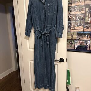 GAP Denim Button-Up jumpsuit
